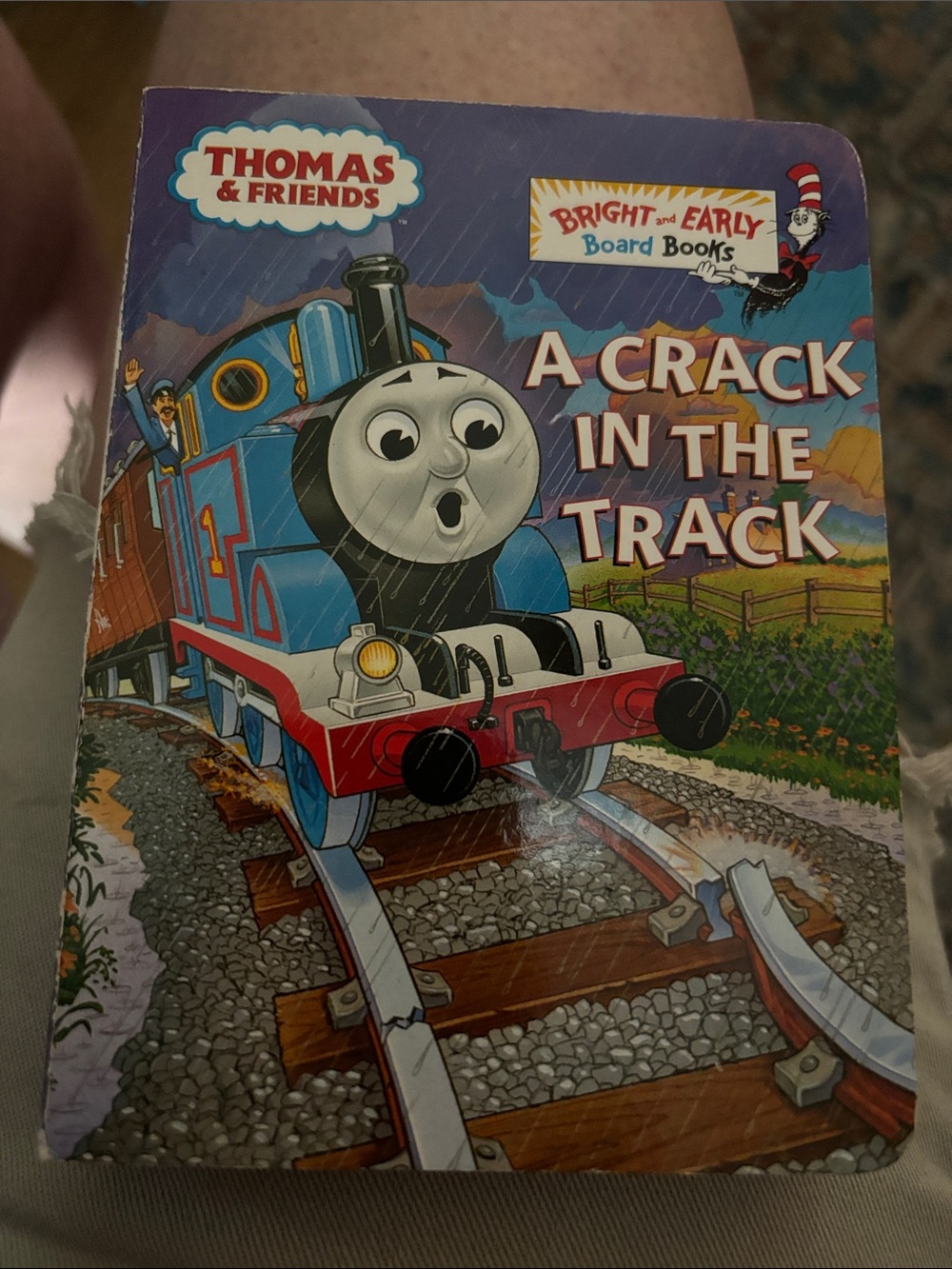 Thomas & Friends Board Book - Blue, Red & White Engine Illustration